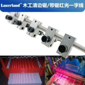 镭蓝高亮红光一字线带锯清边锯木工机械多片锯定位红外线激光器
