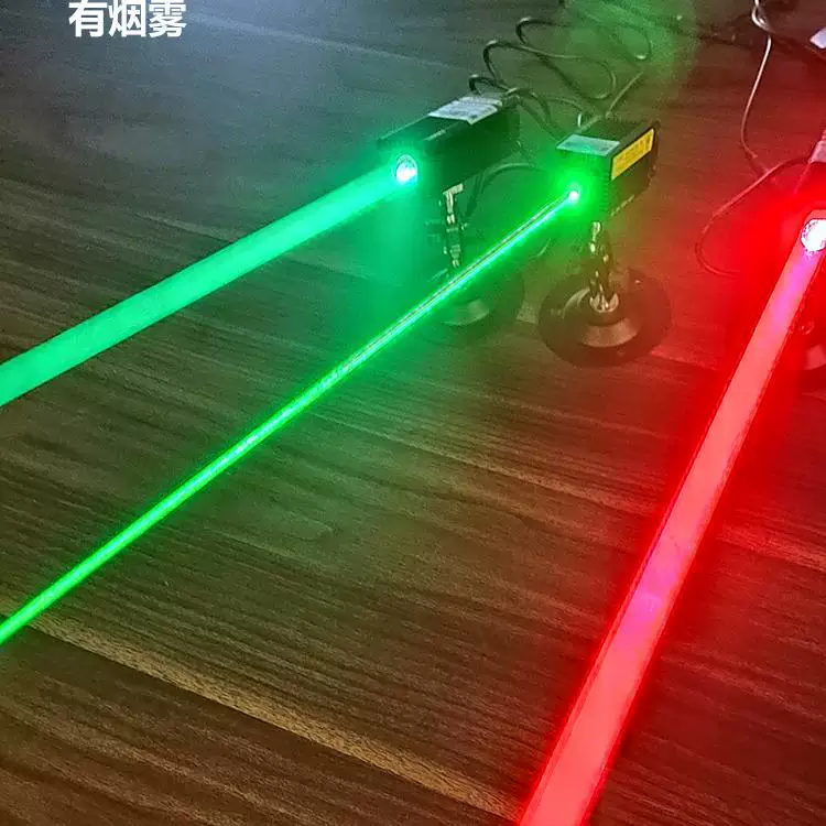 红光绿光密室逃脱舞台激光灯远射粗光灯激光炮道具地标激光器 - 图片 3