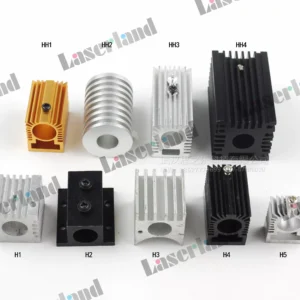 激光模组散热安装支架五金件配件散热片热沉红外激光固定底座